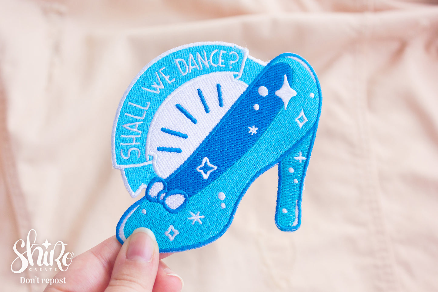 Cinderella Glass Slipper - Embroidered Patch