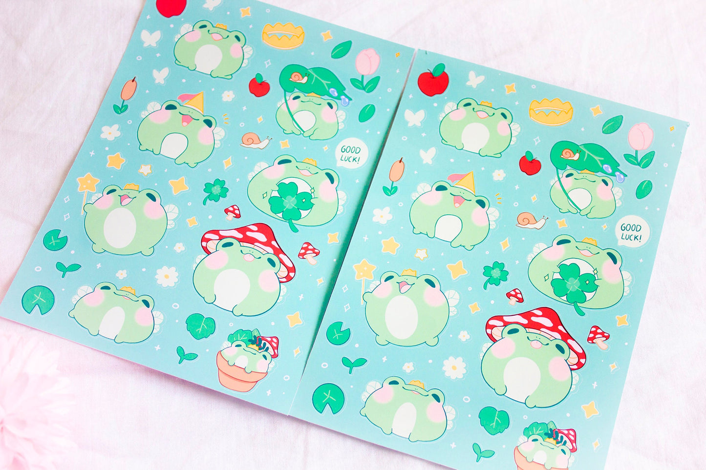 Fairy Frogs - Sticker Sheet