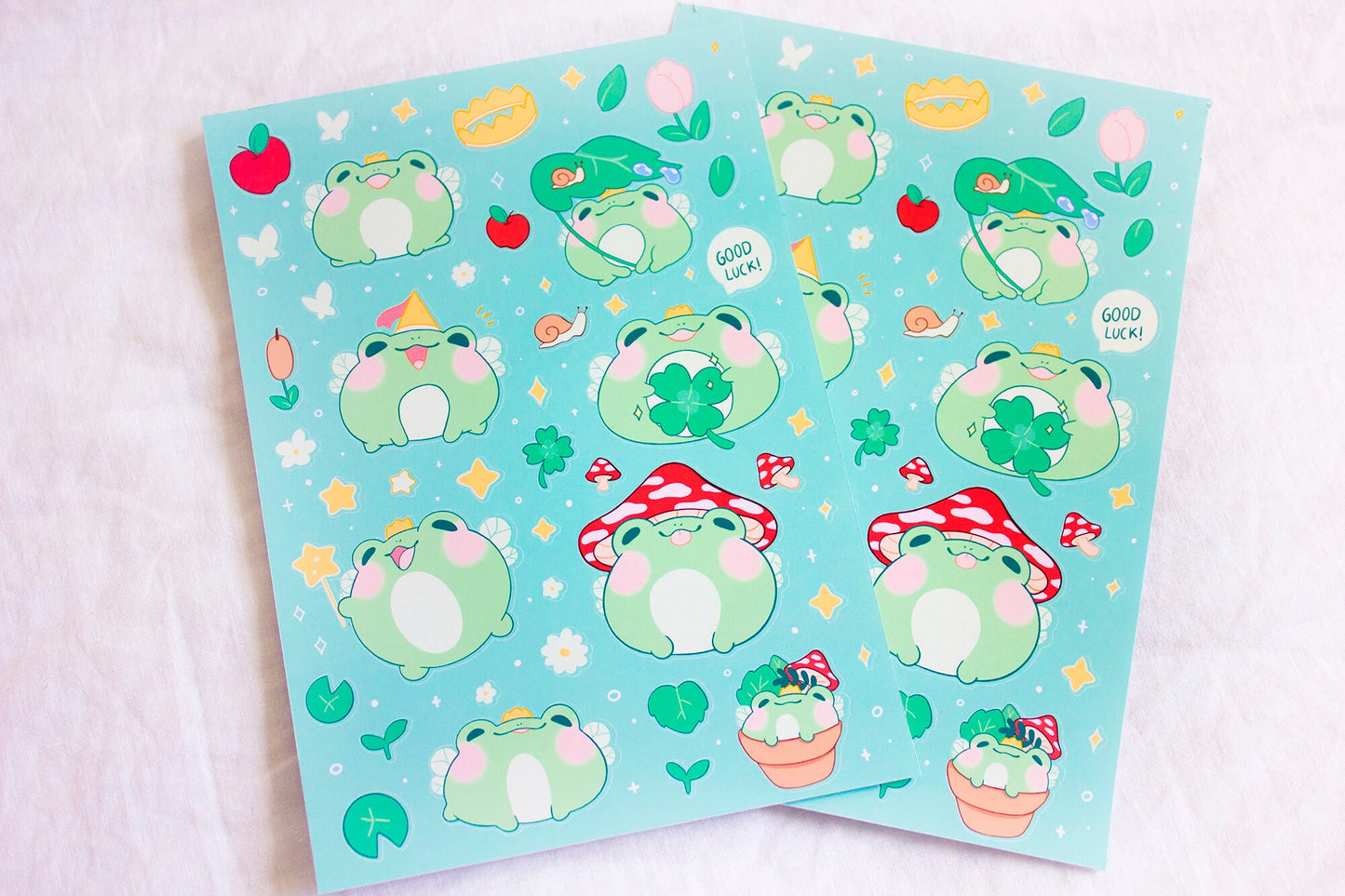 Fairy Frogs - Sticker Sheet