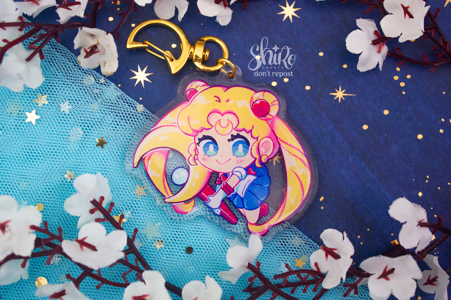 Sailor Moon & Black Lady charms