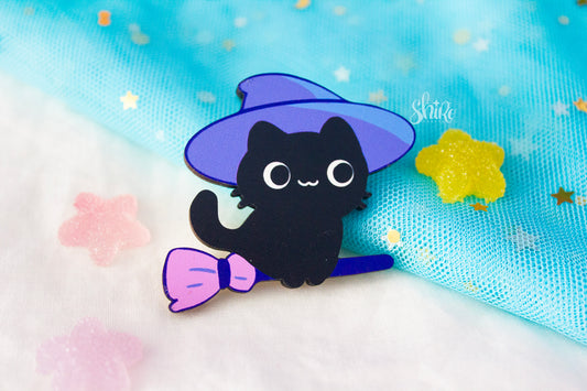 Witch Cat pin