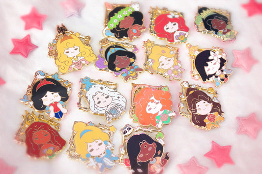 Disney Princess Enamel Pins (Collection)