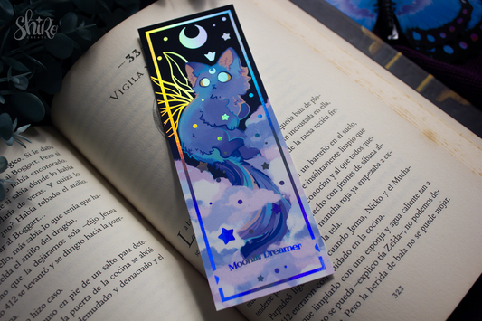 Moonlit Dreamer - Holographic Foil Bookmark