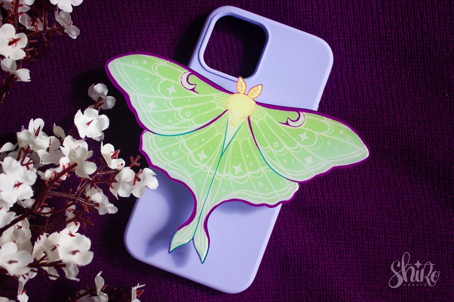 Luna Moth - Phone Holder