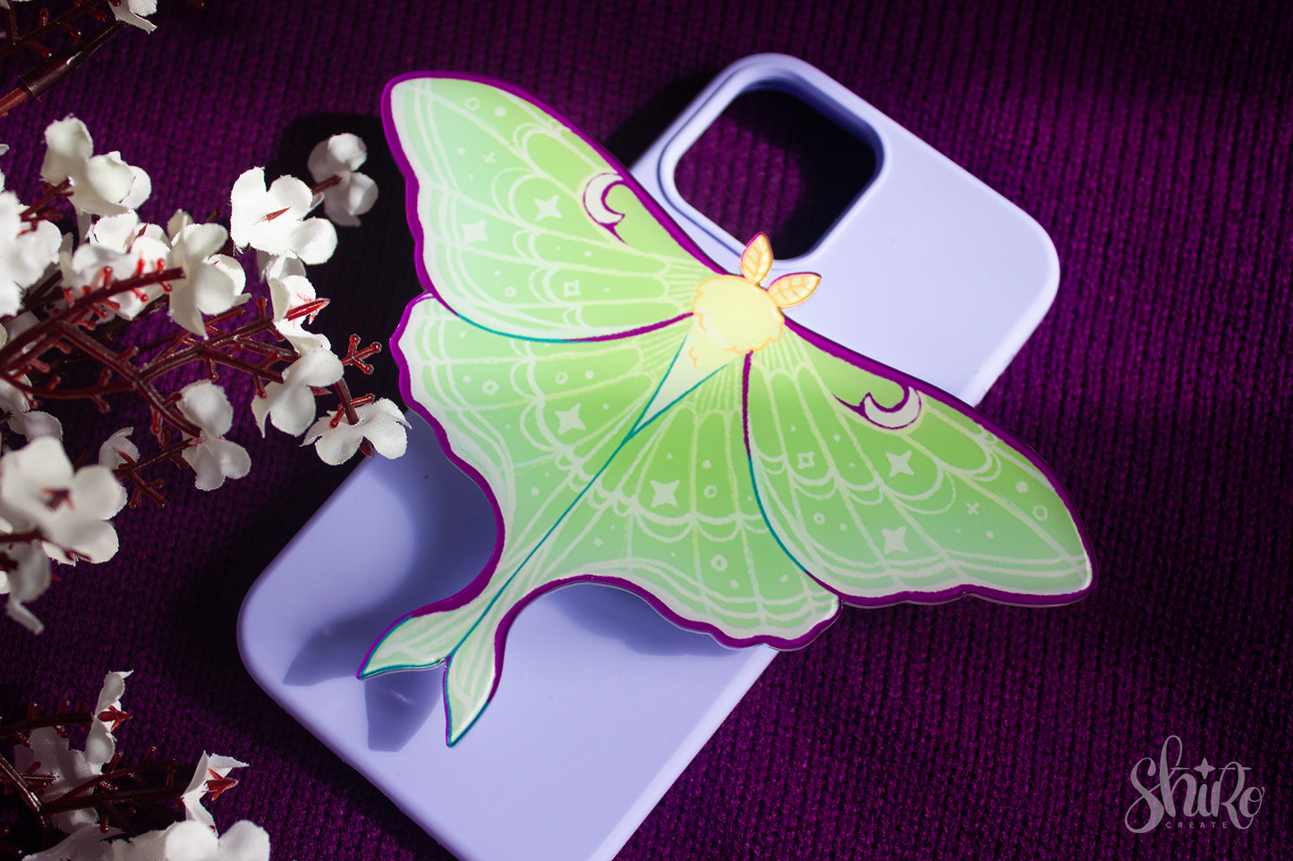 Luna Moth - Phone Holder