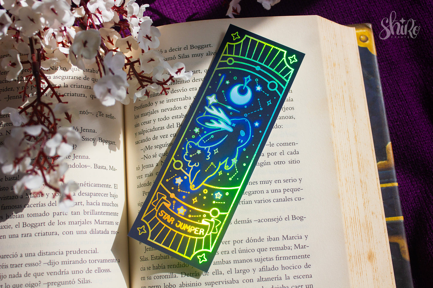 Star Jumper - Holographic Foil Bookmark