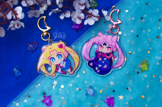 Sailor Moon & Black Lady charms