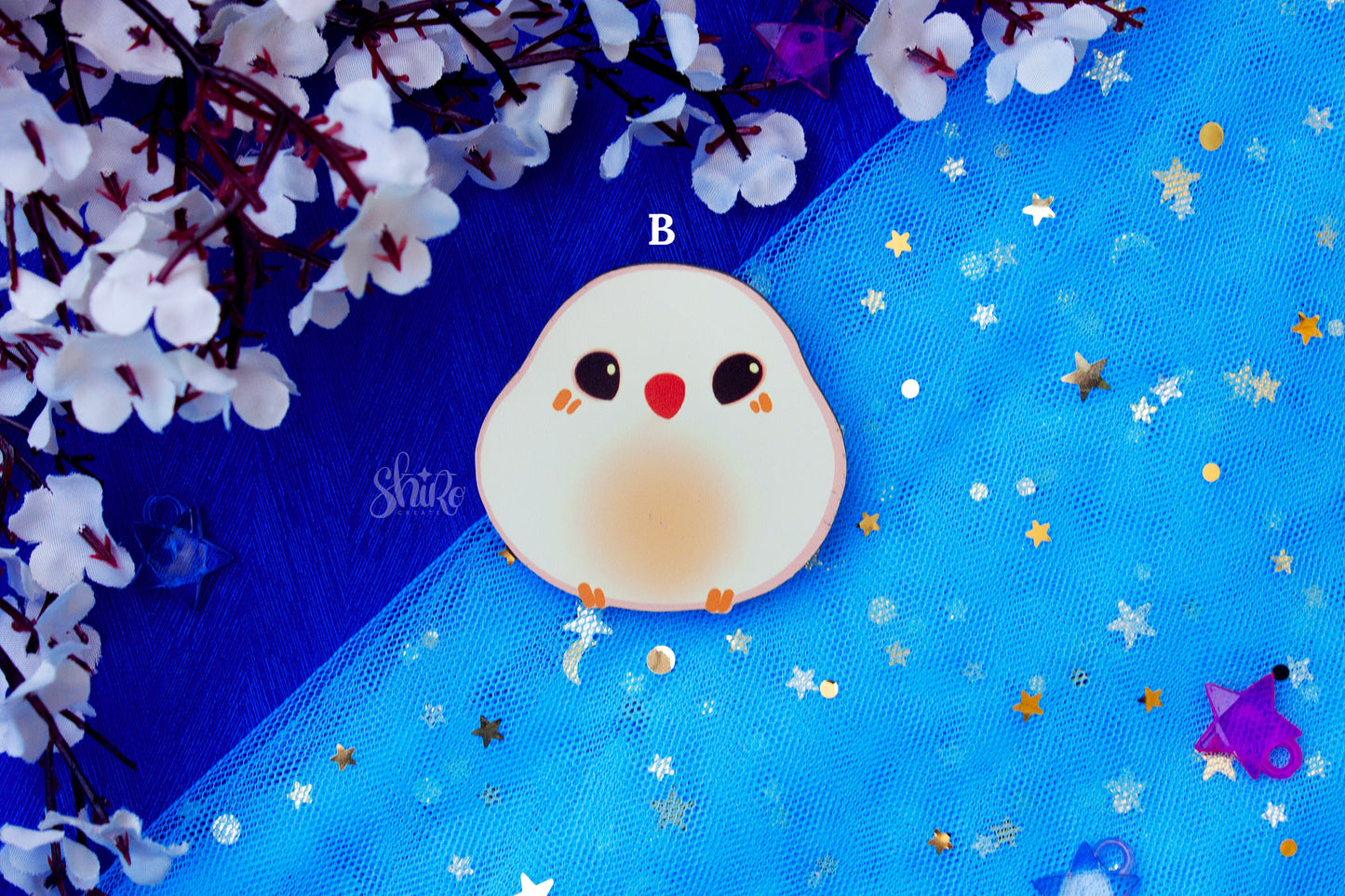 Bird Family pin set
