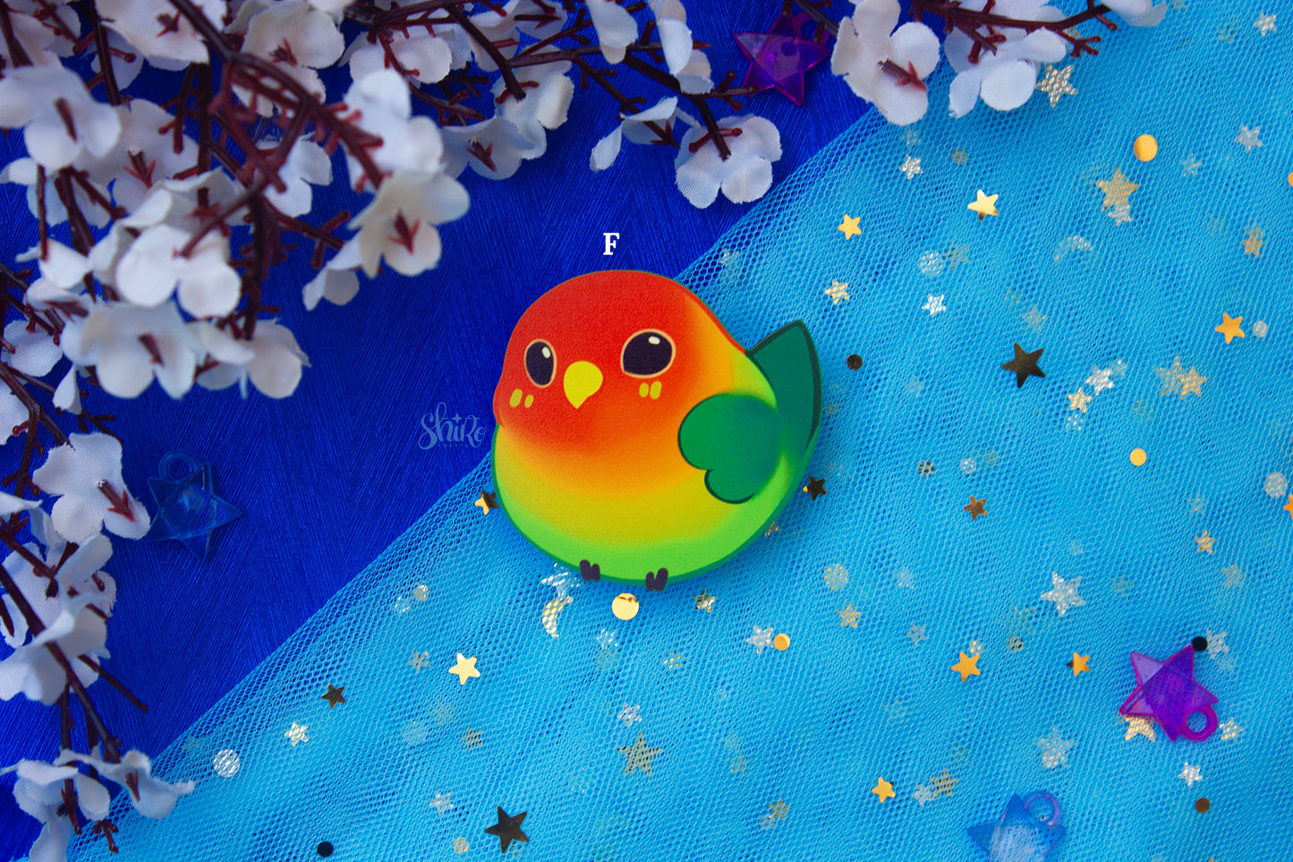 Bird Family pin set