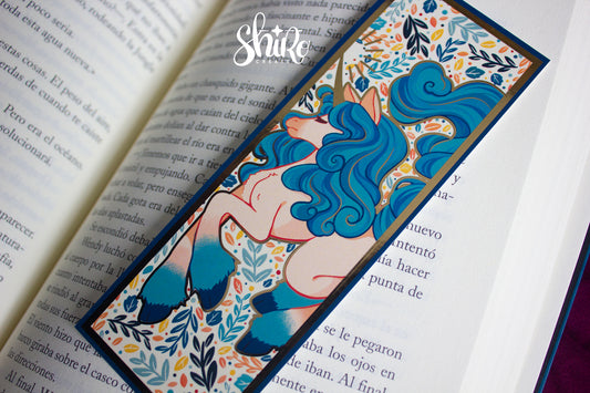 Unicorn - Golden Foil Bookmark