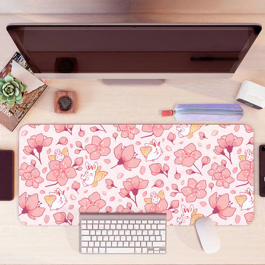 Sakura Rabbits Mousepad