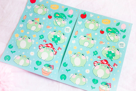 Fairy Frogs -  Sticker Sheet