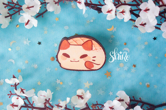 Melonpan Cat pin
