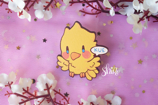 Chocobo Wooden Pin - Final Fantasy